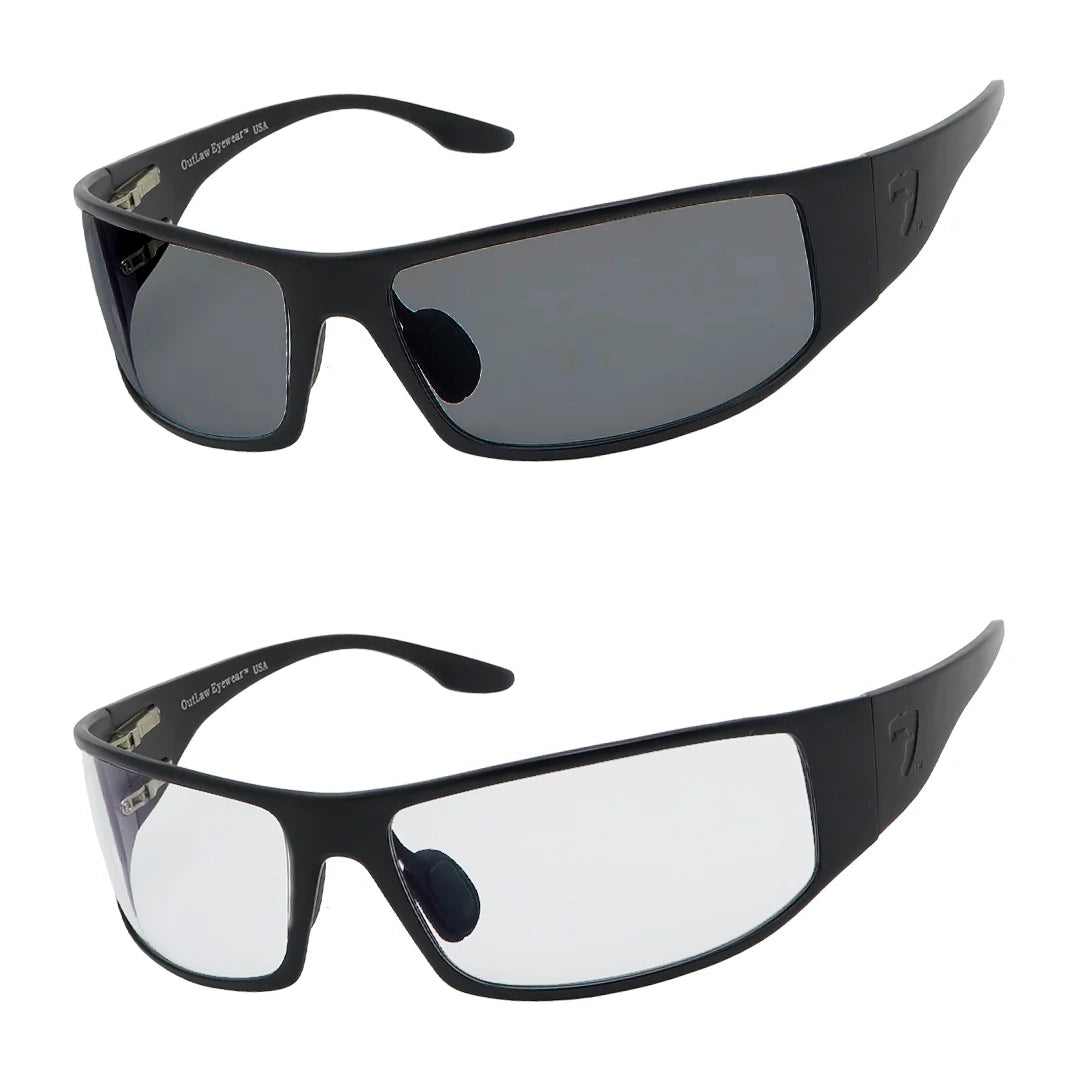 Fugitive TAC Ballistic Black Pack Bundle – OutLaw Eyewear