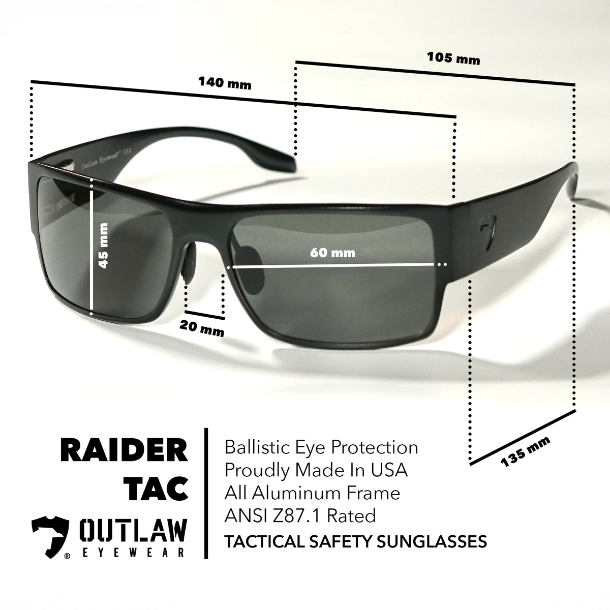 Raider TAC Black Prescription Rx