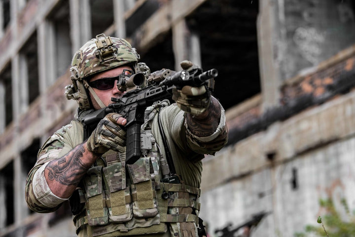 Fugitive TAC Op Aluminum Sunglass Black Frame Transition Day-Night Pathfinder X Lens