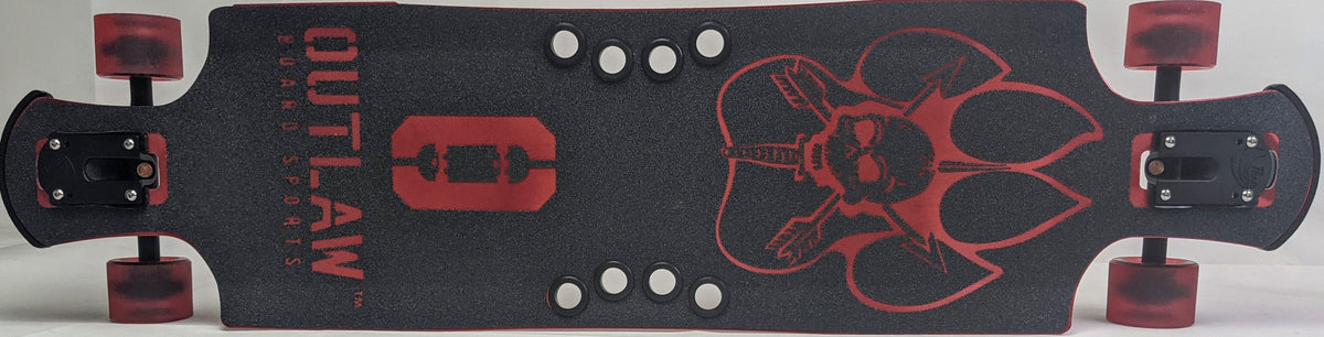 Fur Raptor Longboard Aluminum Skateboard 42"