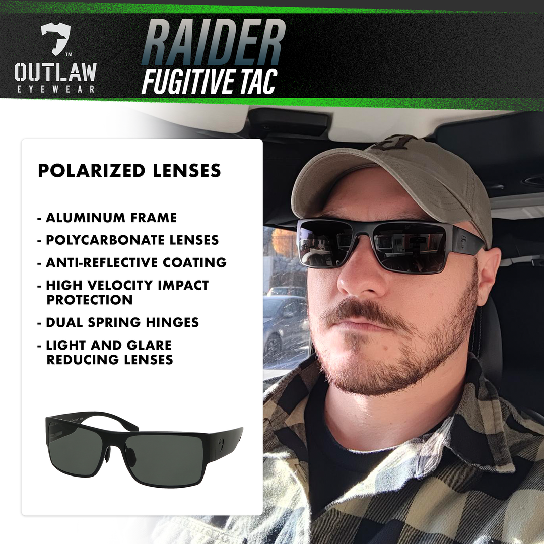 Raider TAC Black / Polarized - 2 Pack