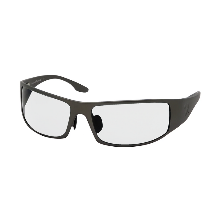 Fugitive TAC Brushed Gunmetal Rx - Bi-Focal Lens Tint