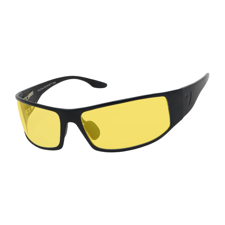 Fugitive TAC Ballistic Black / Yellow Shooter Lenses