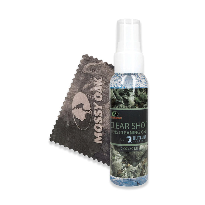 Mossy Oak ClearShot 2 Oz. Lens Cleaner Spray & Microfiber Cleaning Cloth
