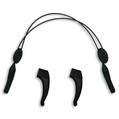 Tactical Glasses Retaining Cord & Ear Hook Grips