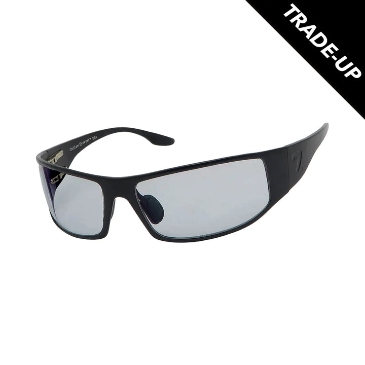 Trade-Up: Fugitive TAC Ballistic Sunglass - Black Frame with Standard Gray Lenses