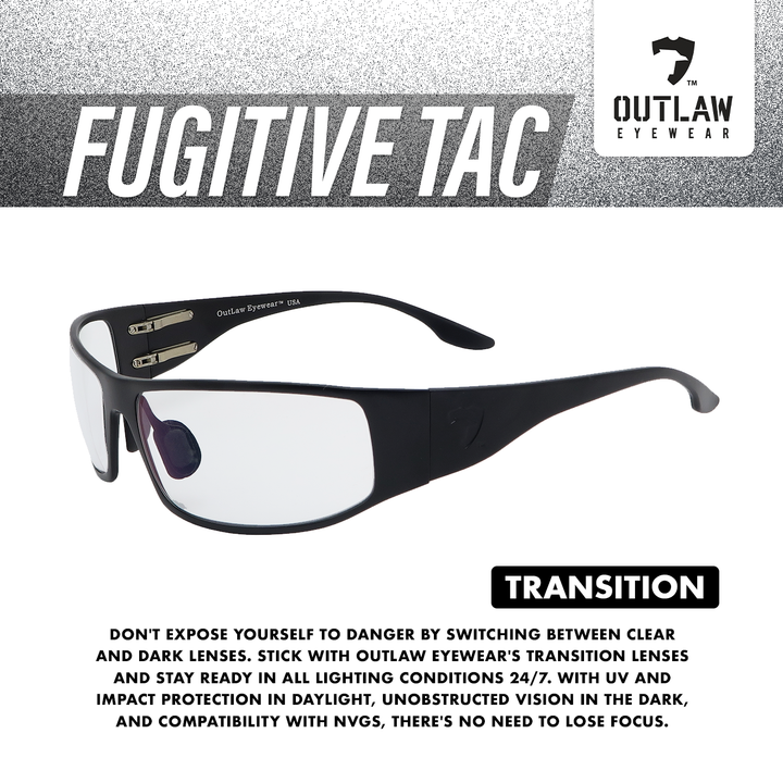 Fugitive TAC Black / Pathfinder 4.0 Transition - ANSI Z87.1-2015