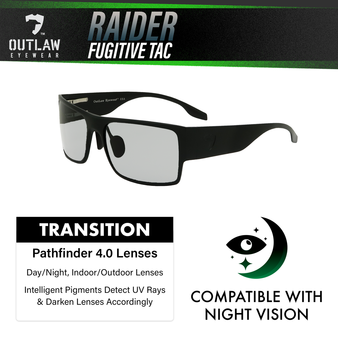 Raider TAC Black / Transitions
