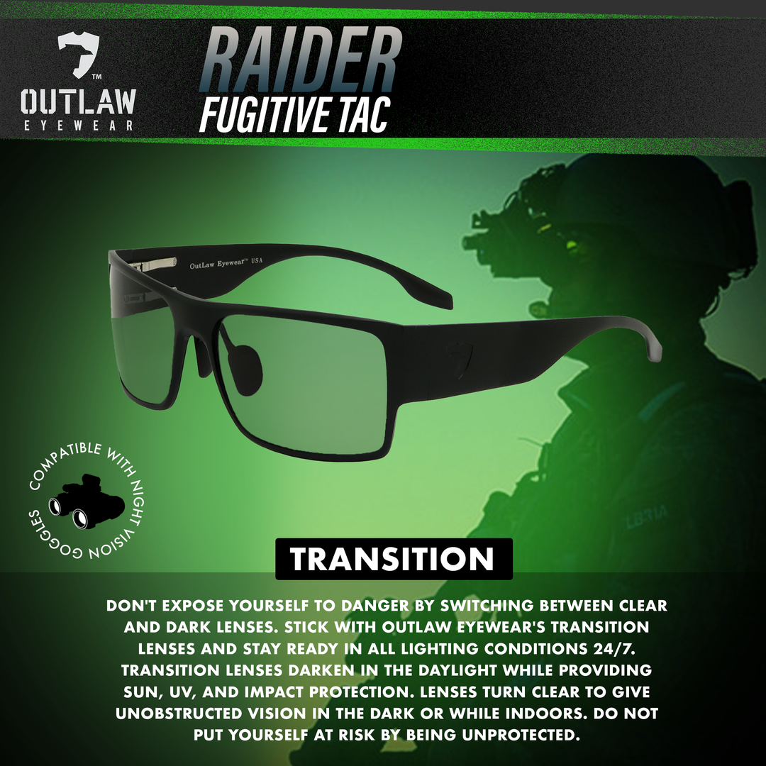 Raider TAC Black / Transitions