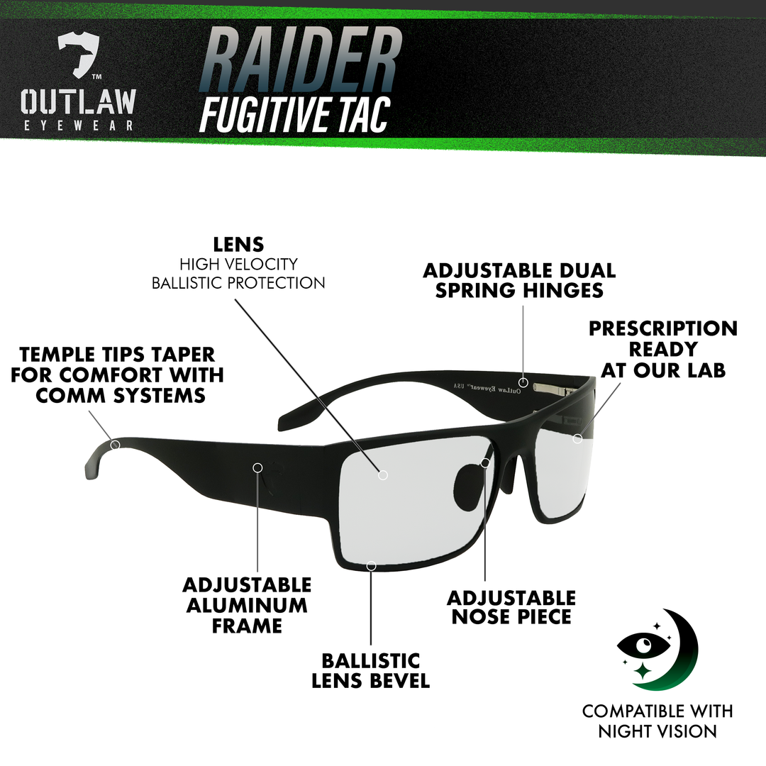 Raider TAC Black / Transitions