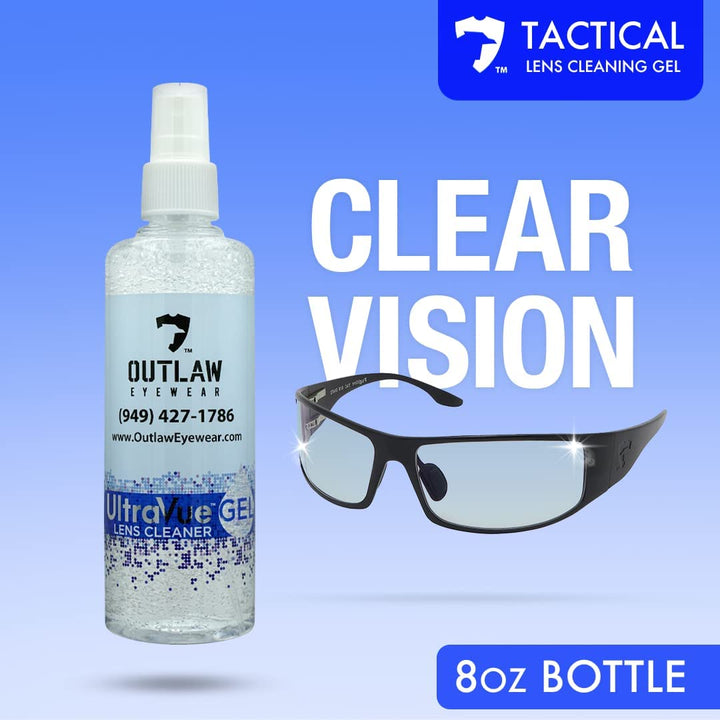 Tactical Lens Cleaner Spray - 8oz High Performance Eyeglass Gel