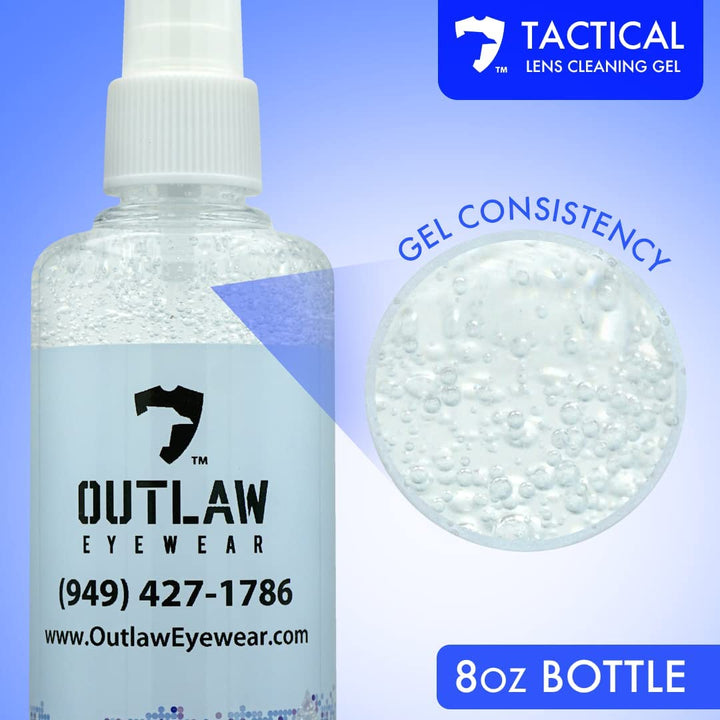 Tactical Lens Cleaner Spray - 8oz High Performance Eyeglass Gel