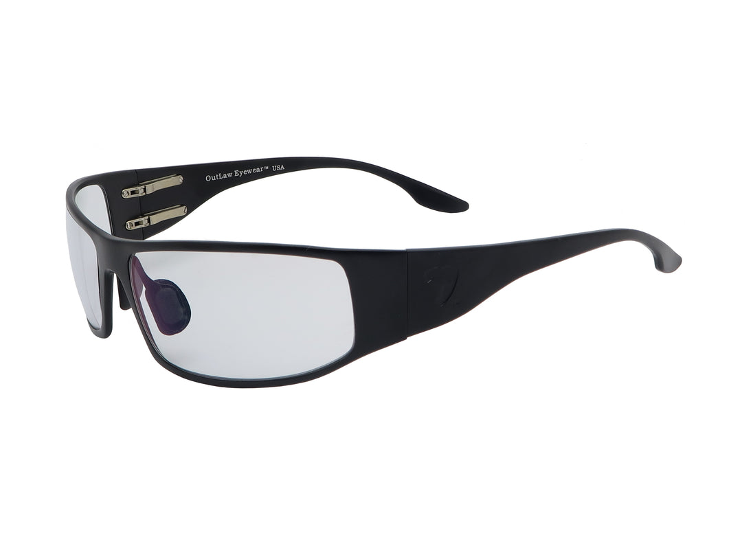 Eyewear Black OutLaw Sunglass- with Gr TAC Polarized – Fugitive Military frame Aluminum