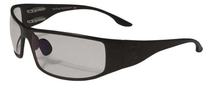 NSOF Warrior: Fugitive TAC Aluminum Wrap Sunglass Black frame Polarized Gray lenses