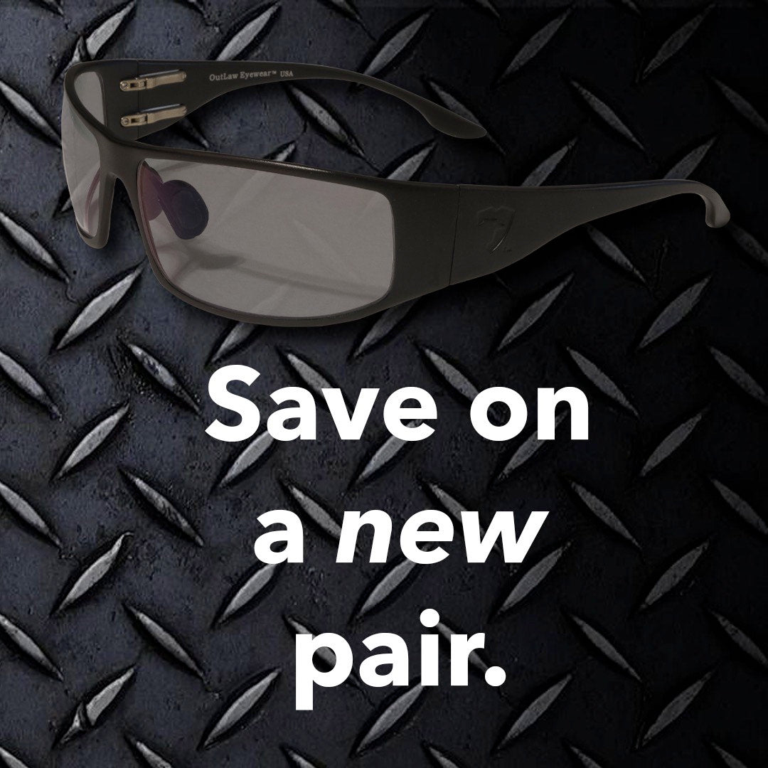 Trade-Up: Fugitive TAC Ballistic Sunglass - Black Frame with Clear Lenses