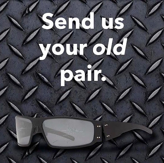 Trade-Up: Fugitive TAC Ballistic Sunglass - Black Frame with Clear Lenses