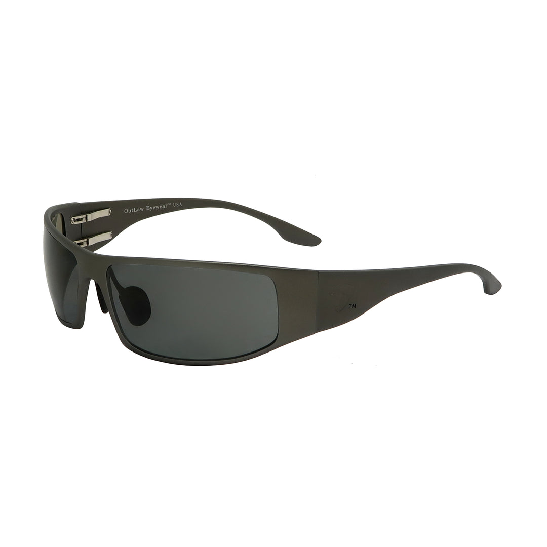 OutLaw Eyewear Fugitive TAC Nickel Polarized - V2.5 Tactical Sunglasses