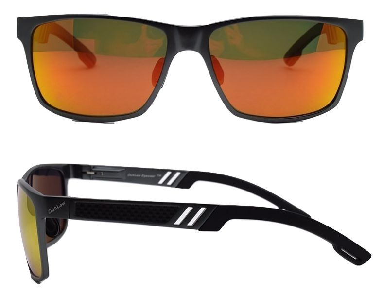 Wayfarer Mg Black / Sunburst Polarized Lenses